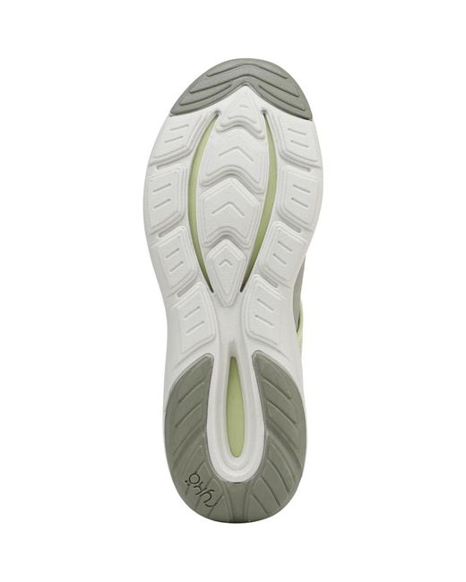 Ryka White Engage Washable Round Toe Mules