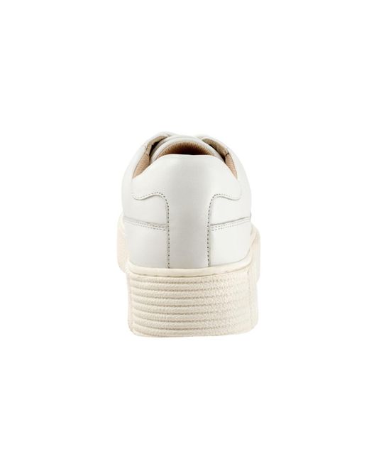 Trotters White Baylor Sneaker