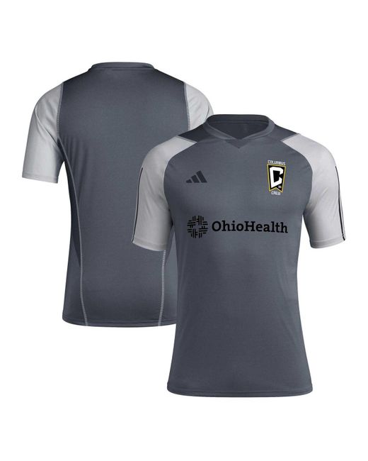 adidas Gray Columbus Crew 2023 Onfield Training Jersey in Blue for Men Lyst