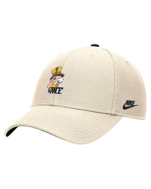 Nike Natural Wake Forest Demon Deacons Rise Adjustable Hat for men