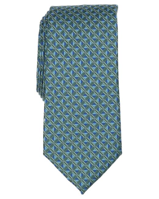 Classic Fit Ree Pattern Perry Ellis Rosser Geo Pattern Classic Fit Tie in Blue for Men | Lyst