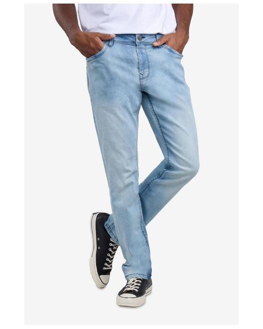 Xray Jeans Blue Supersoft Slim Fit Denim Jeans for men
