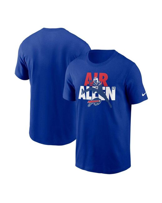 Nike Cotton Josh Allen Royal Buffalo Bills Player Graphic T-shirt in ...
