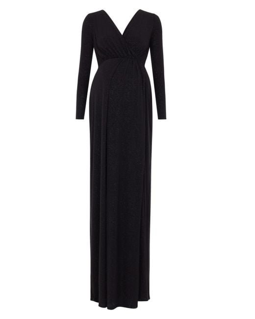 Tiffany Rose Maternity Black Maternity Tiffany Rose Isabella Gown Long