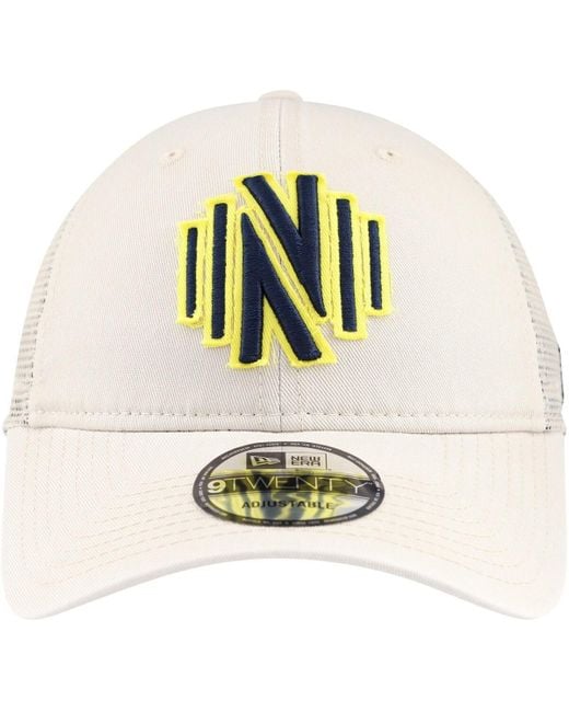 KTZ White Nashville Sc Game Day 9twenty Adjustable Trucker Hat for men