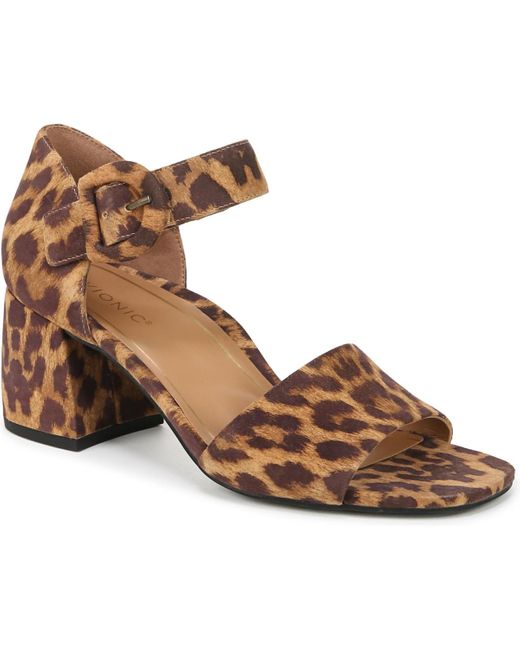 Vionic Brown Chardonnay Strappy Sandals