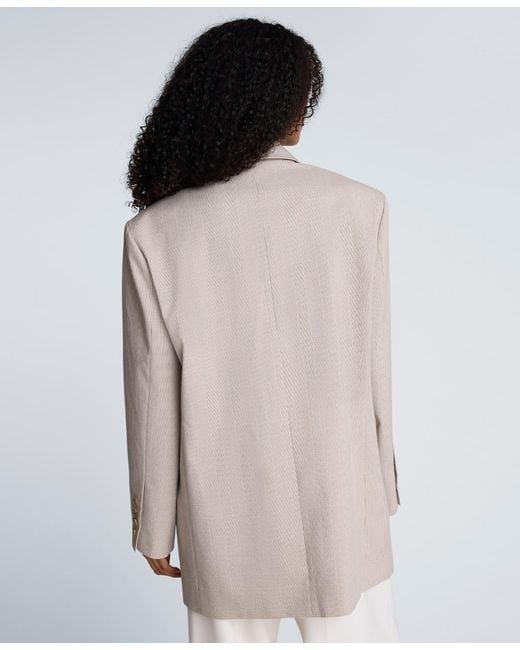Kenneth Cole Gray 3-button Plaid Jacket