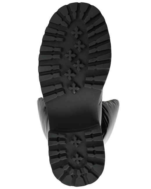 Journee Collection Black Irrah Combat Boots