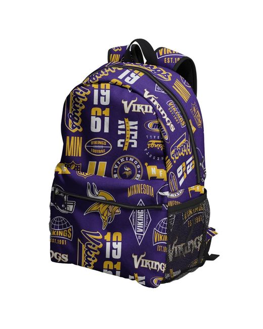Outerstuff Blue Minnesota Vikings Backpack And Lunchbox Set