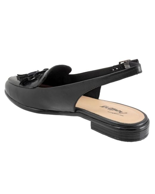 Trotters Black Lillie Flat