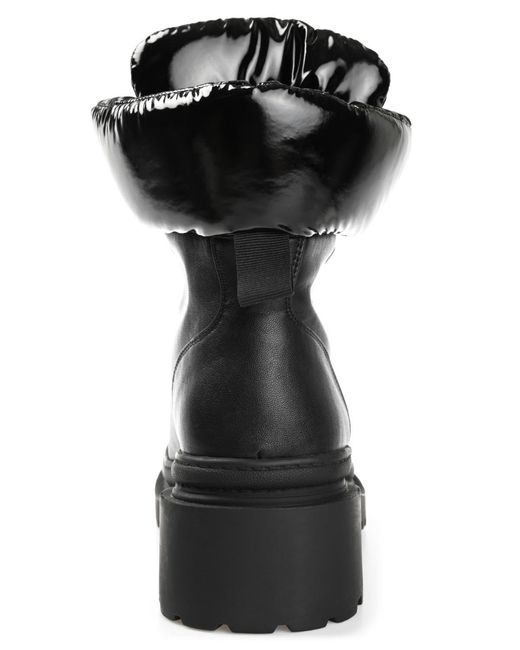 Journee Collection Black Irrah Combat Boots