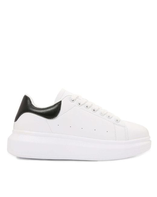 BERNESS White Platform Sneaker