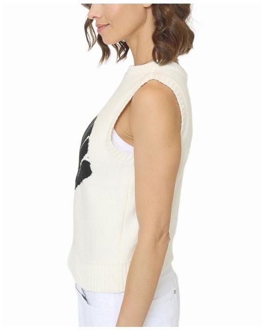 Central Park West White Evie Shell Print Tank Top