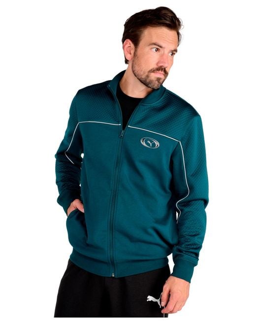 PUMA Blue Sport Jacket Dk for men