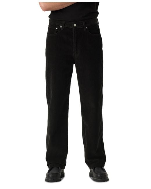Levi's Black 565 Loose Straight Leg Jeans for men