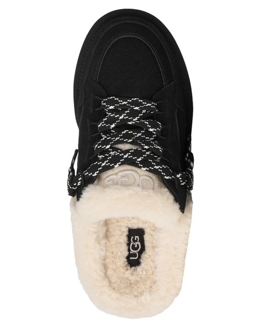Ugg Black Lowmel Round Toe Mule Clogs