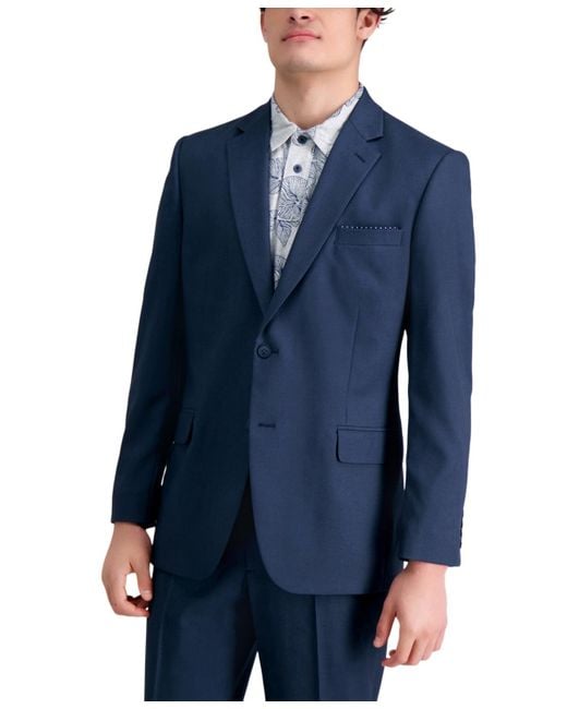 Haggar Blue Travel Performance Suit Separates Jacket for men