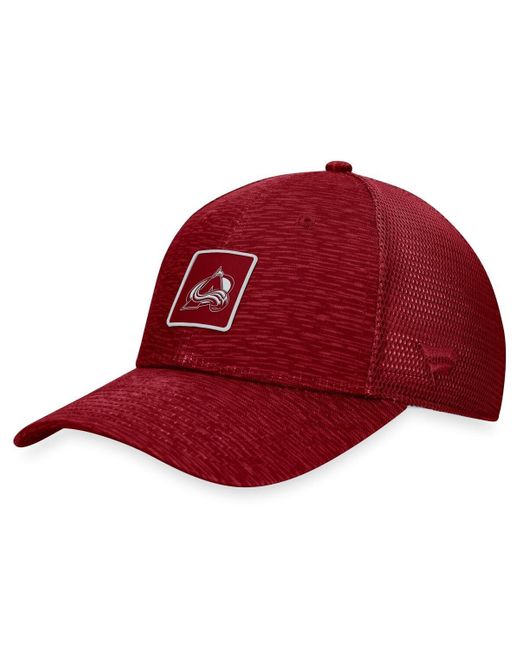Fanatics Red Branded Burgundy Colorado Avalanche Authentic Pro Road Trucker Adjustable Hat