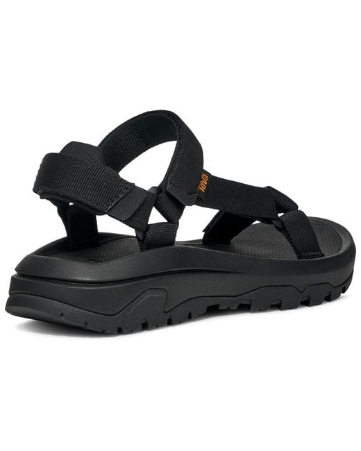 Teva Black Hurricane Round-toe Sandals for men