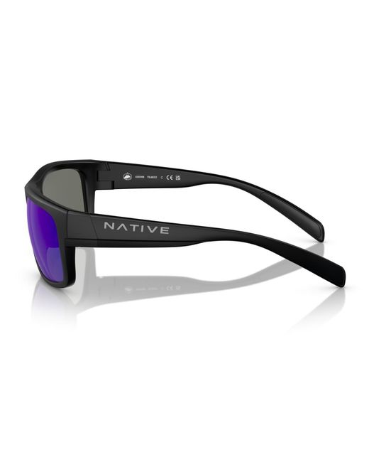Native Eyewear Blue Native Ashdown Polarized Sunglasses for men