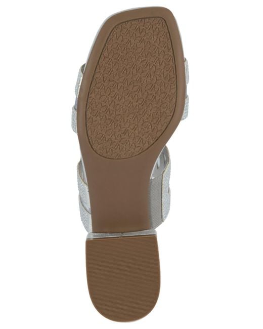 Jones New York Metallic Vandela Slip-on Cutout Sandals