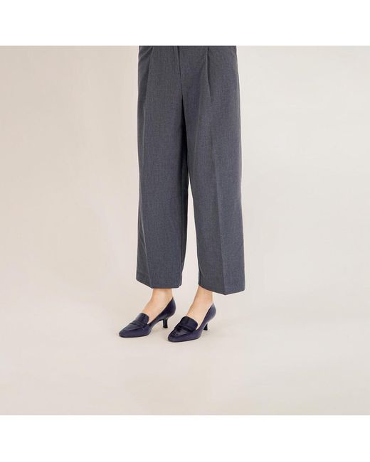 Bernardo Blue Safi Loafer Pump
