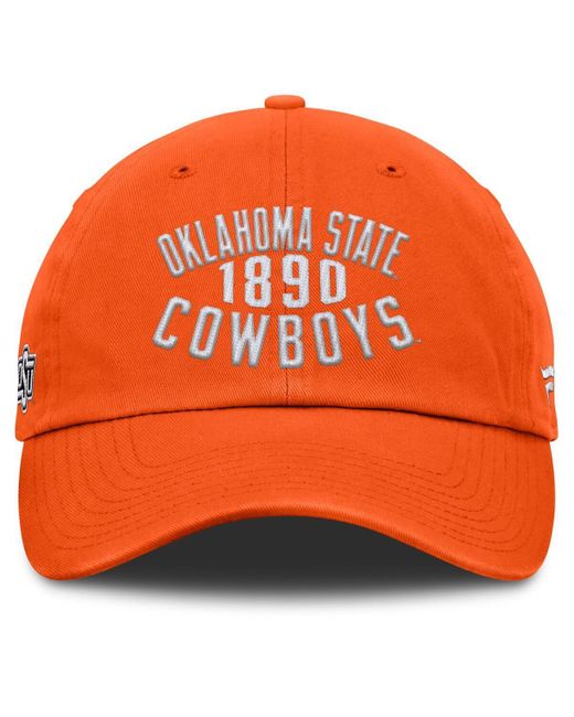 Fanatics Orange Oklahoma State Cowboys Archer Adjustable Hat for men