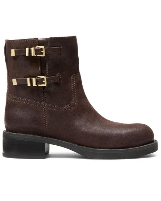 Michael Kors Brown Darrington Flat Boots