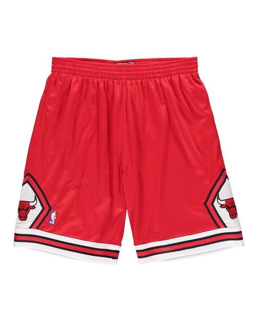 Mitchell & Ness Synthetic Mitchell Ness Red Chicago Bulls Big Tall ...