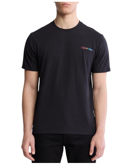 Calvin Klein Black Freedom Is Pride Logo T-shirt for men