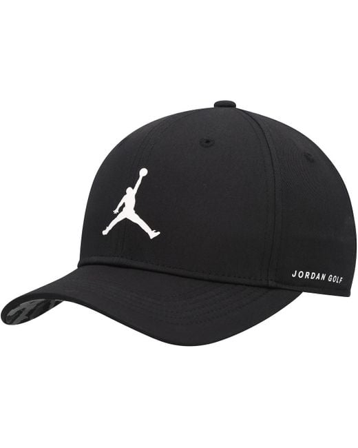 Nike Black Performance Rise Adjustable Hat for men