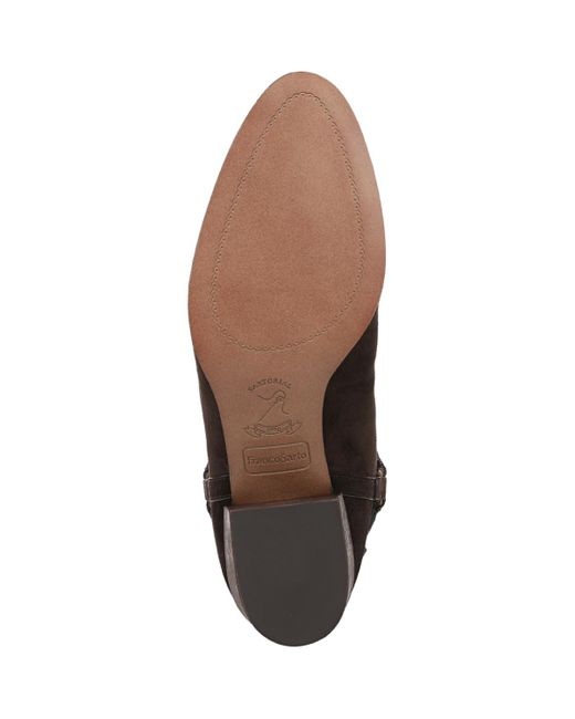 Franco Sarto Black Kian Round Toe Pull On Short Boots