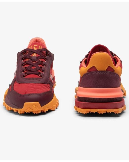 Lacoste Red Elite Active Round Toe Sneakers for men