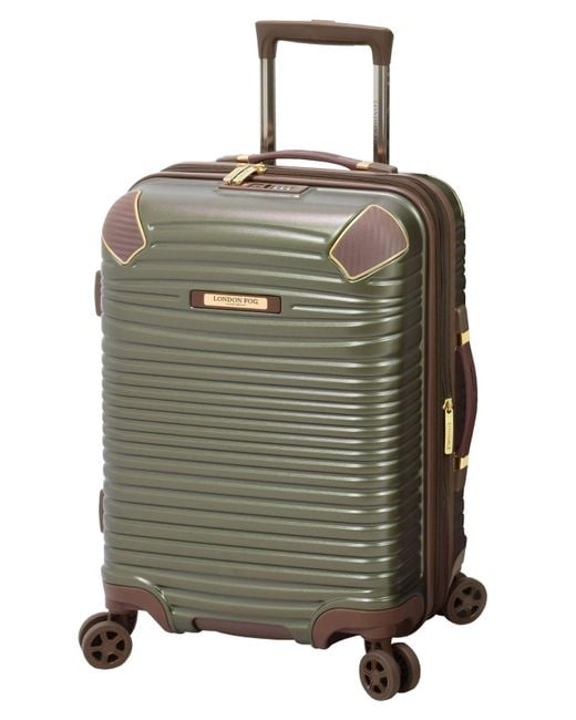 London Fog Multicolor Oxford Ii 20" Hardside Carry-on Luggage, Created For Macy's