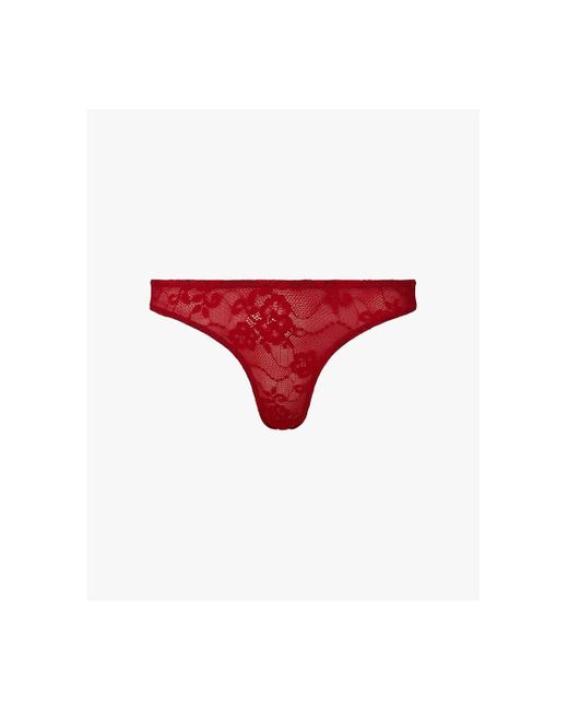 WeWoreWhat Blue Scoop Bottom
