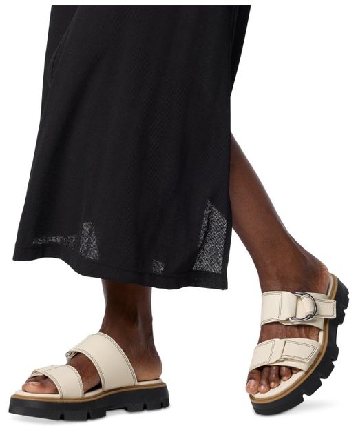 Sorel White Rein Slide Sandals