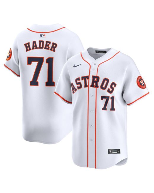 Nike White Josh Hader Houston Astros Home Limited Player Jersey for men