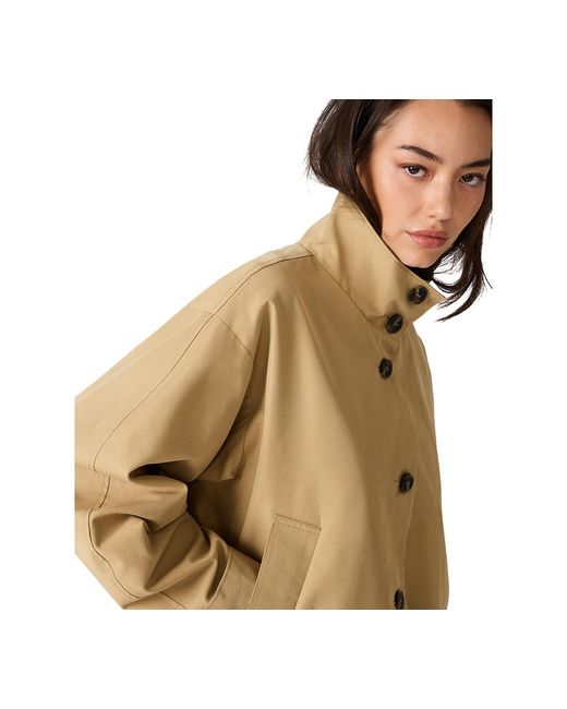 Steve Madden Blue Fayden Button-front Jacket