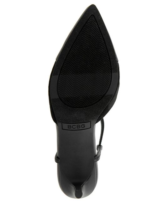 BCBGMAXAZRIA Black Baxi T-strap Pump