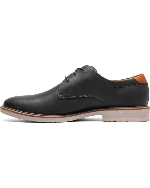 Florsheim Black Highpoint Round Toe Oxford for men