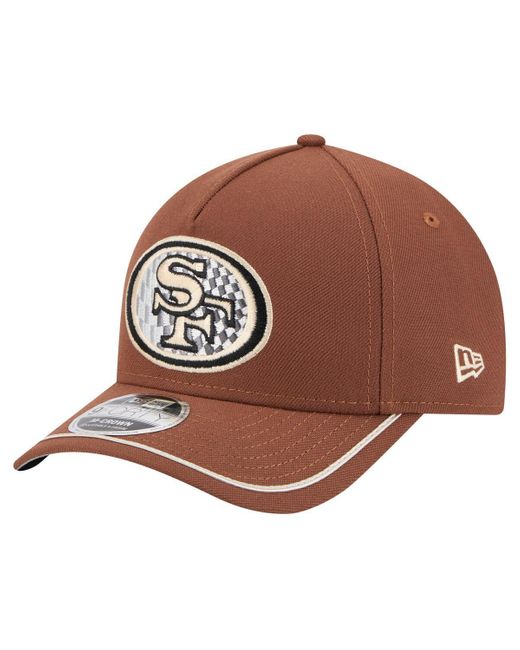 KTZ Brown San Francisco 49ers Motorsport 9forty Adjustable Hat for men