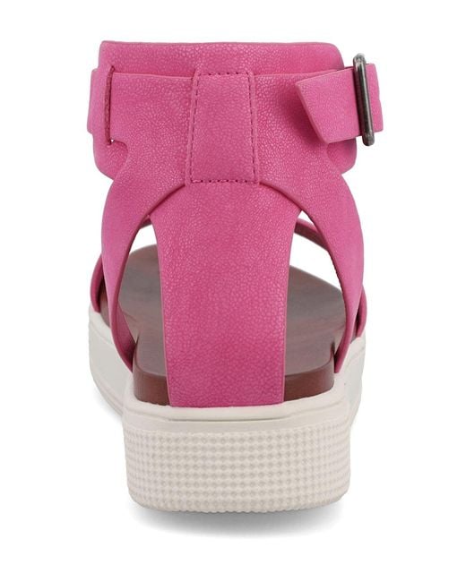 MIA Pink Ellen Round Toe Sandals
