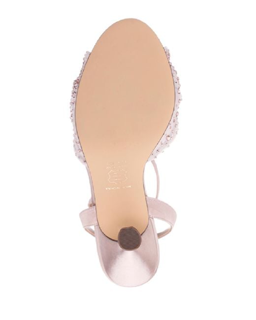 Nina Pink Vida Almond Toe Evening Sandals