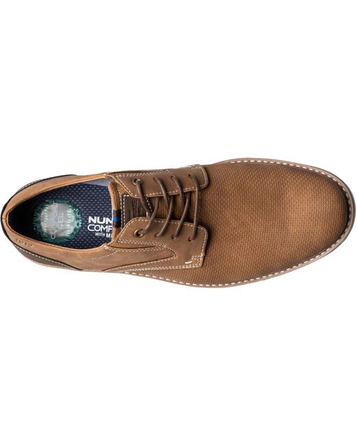 Nunn Bush Brown Cadet Plain Toe Oxford for men