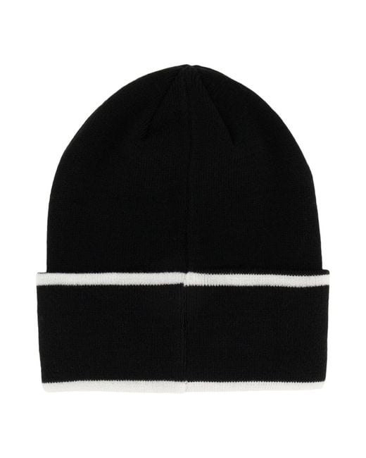 Michael Kors Black Chunky Shaker Cuff Hat for men