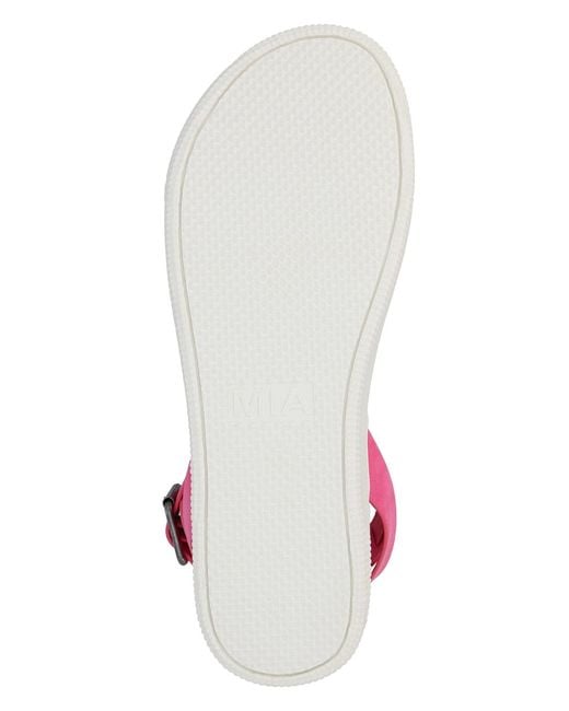 MIA Pink Ellen Round Toe Sandals
