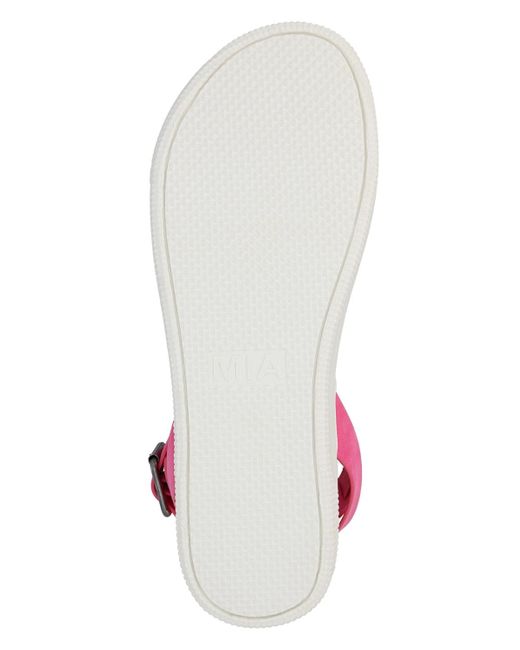 MIA Pink Ellen Round Toe Sandals