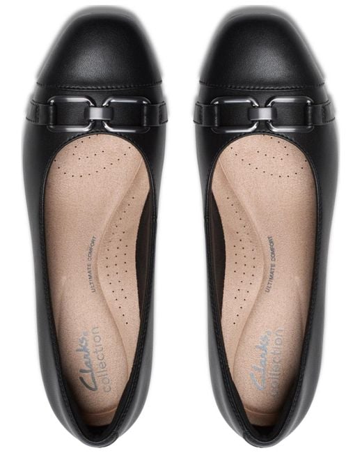 Clarks Black Iridessa Erin Slip-on Pumps