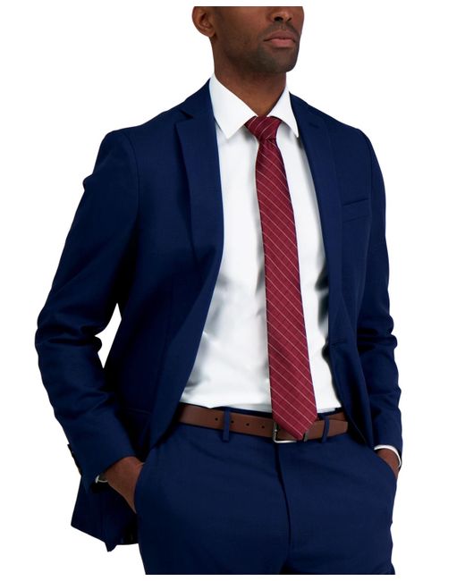 Calvin Klein Purple Etched Windowpane Tie for men