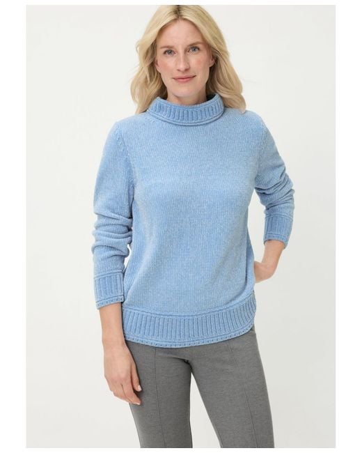 Olsen Blue Chenille Sweater
